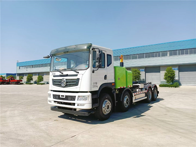 東風(fēng)華神前四后八純電動(dòng)勾臂車