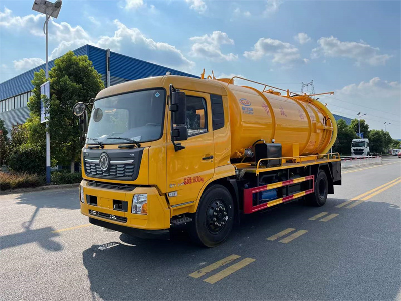 東風天錦不帶復發(fā)15方清洗吸污車