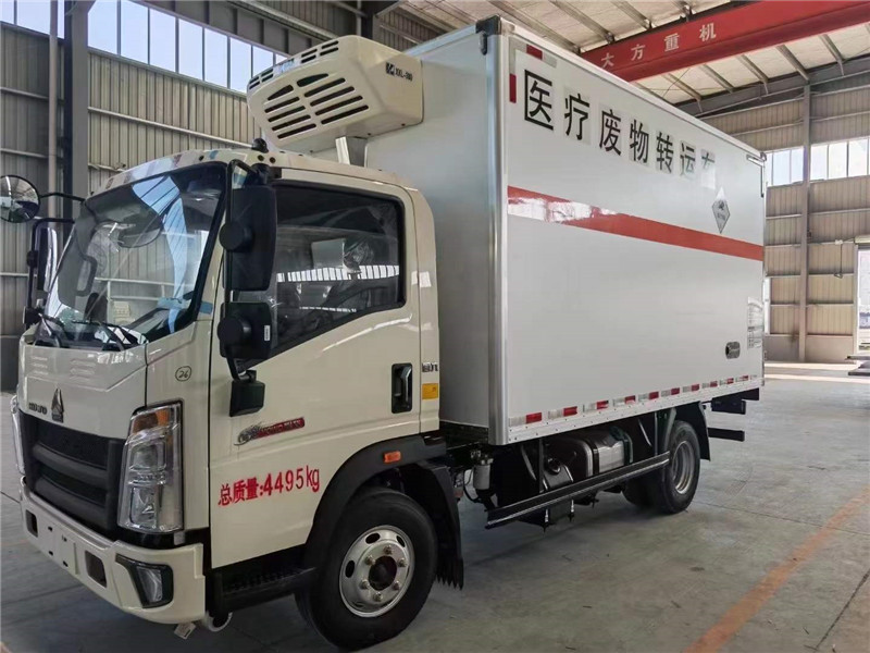 藍牌重汽豪沃醫療廢物轉運車